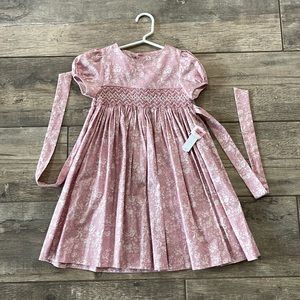 Edgehill Collection pink dress with floral design